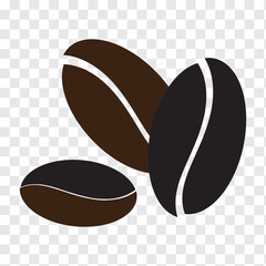 Obraz premium Coffee bean icon, coffee bean symbol vector. Coffee shop logo. Roasted coffee sign. EPS10 