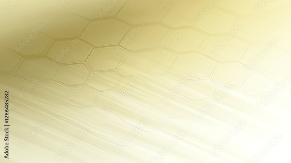 Poster abstract honeycomb pattern background with soft light and golden gradient