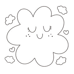 Cute Spring easter outlying doodles 