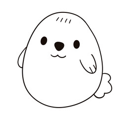 Cute Spring easter outlying doodles 