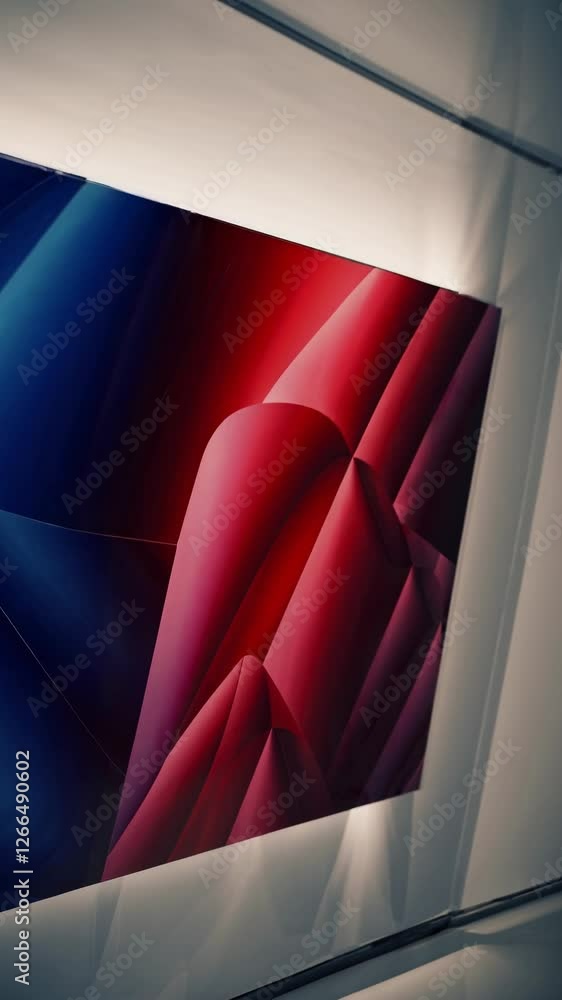 Poster 3d render of an abstract background