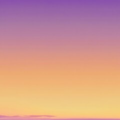 Obraz premium A stunning gradient sky showcasing vibrant shades of purple and orange during sunset, creating a serene and tranquil atmosphere perfect for nature lovers or relaxation.
