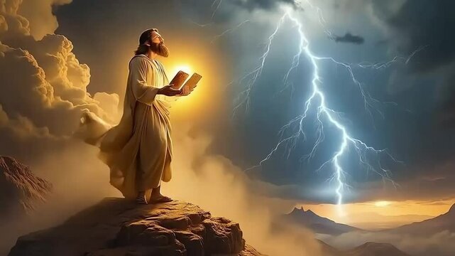 Moses on Mount Sinai: A Divine Revelation