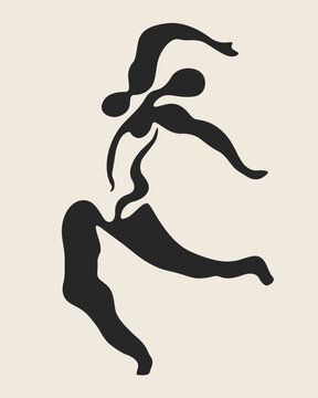 individualistic human silhouette in the wind