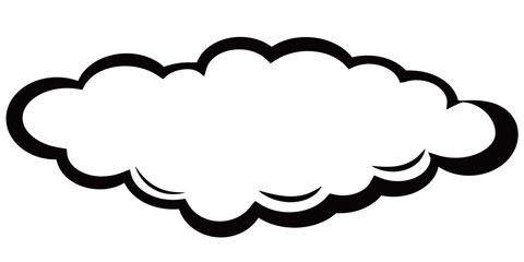 吹き出し　フレーム　シルエット　メッセージ　アイコン