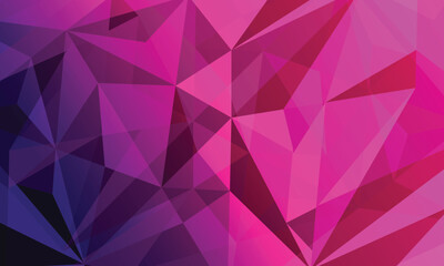 Obraz premium Abstract low poly triangle geometric pattern elegant background