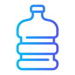 water gallon gradient icon