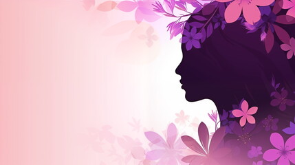 Women's History Month, international women's day, women empowerment and inspiration, Female Silhouette with colorful design for background, wallpaper, banner