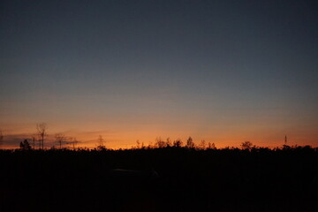 Fototapeta premium sunset in the city