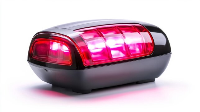 Red Light Therapy Device Isolated on White Background. Generative AI