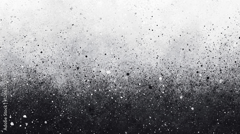 Poster halftone gradient background with a faded grit texture creating a captivating monochrome aesthetic f