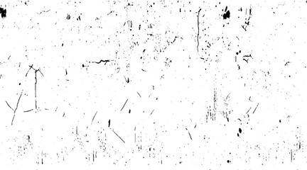 Black grainy texture isolated on white background. Distress overlay textured. Grunge design elements. Vector illustration.