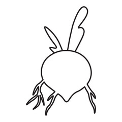 Storage Roots line icon