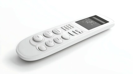 A remote control isolated in white background with shadow