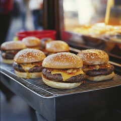 hamburger burger food cheeseburger, 