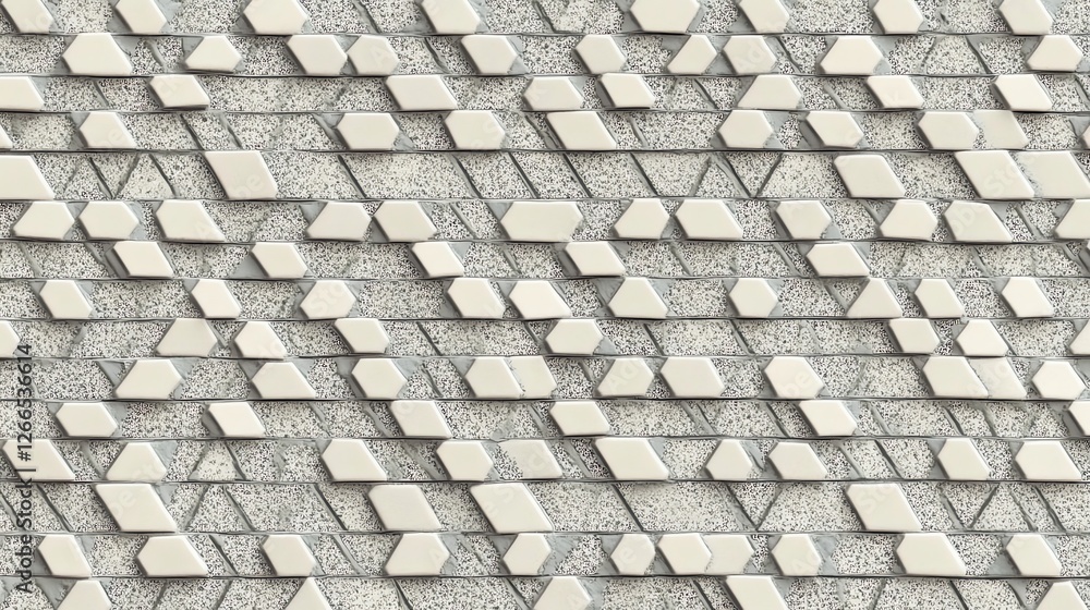 Poster textured wall surface with geometric shapes pattern background for interior design