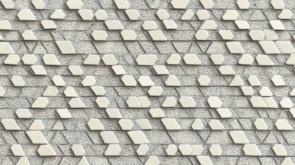 Textured Wall Surface with Geometric Shapes Pattern Background for Interior Design