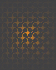Geometric Abstract Pattern with Warm Light Effect