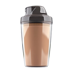 Protein shaker isolated on transparent background