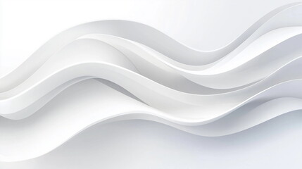 Obraz premium Elegant abstract background featuring smooth, flowing curves in soft beige and gold tones. A minimalist and modern design perfect for presentations, branding, or luxury aesthetics.