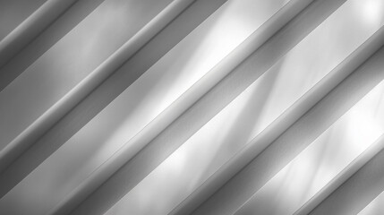 Fototapeta premium Minimalist modern white and grey background with abstract line textures. Perfect for technology, architecture, and futuristic design concepts in web layouts, posters, and banners.