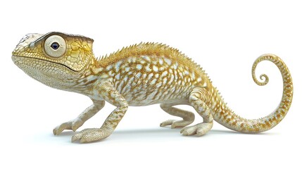 Obraz premium iguana isolated on white