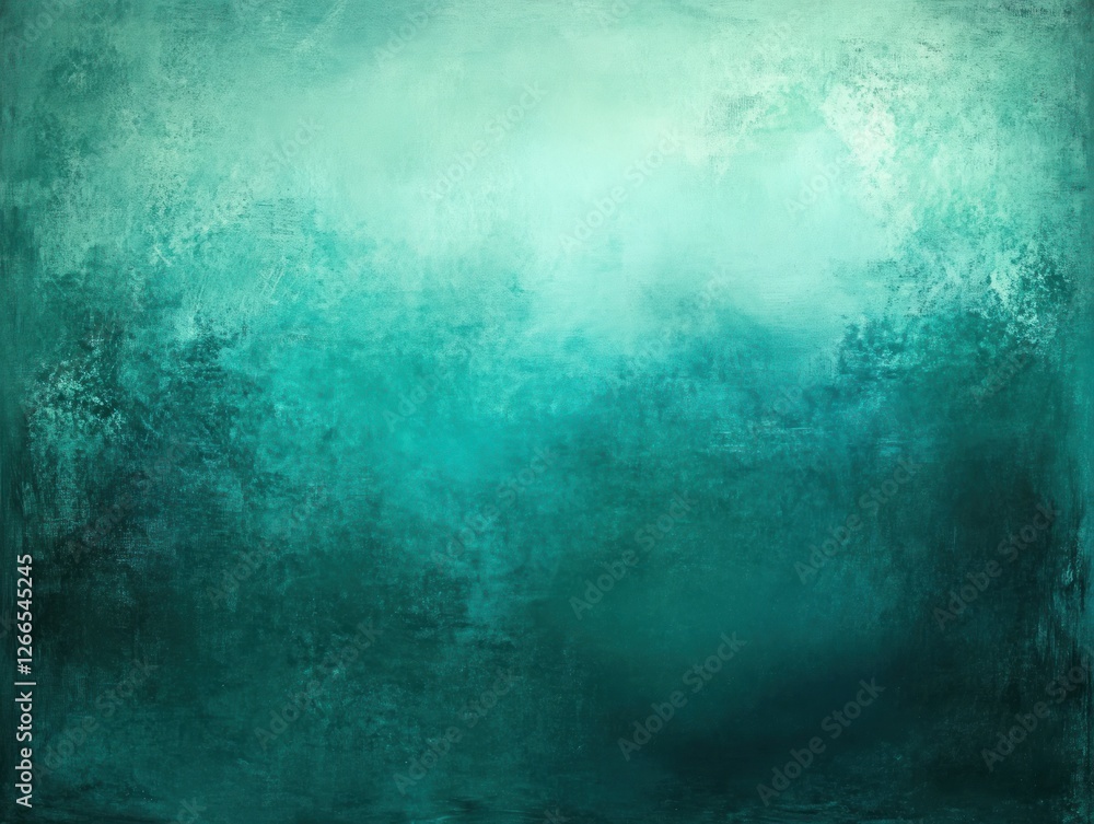 Poster abstract teal gradient with soft texture and depth
