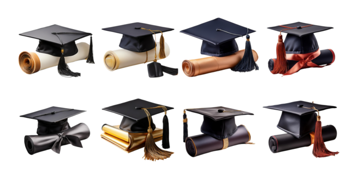 Graduation Caps and Diplomas Collection