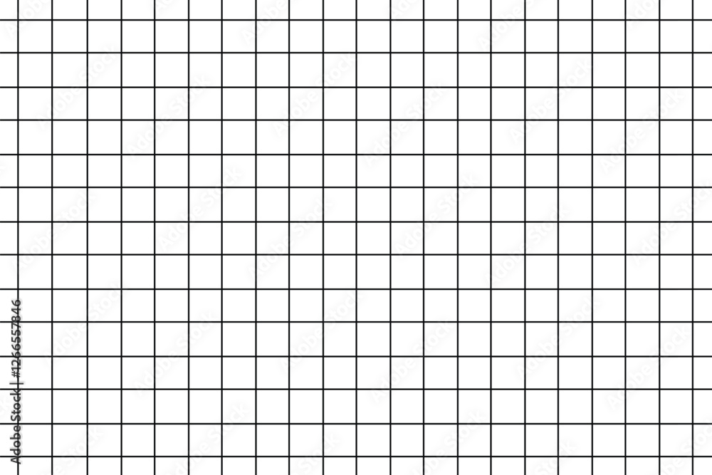 Poster grid paper with a squared pattern, graph paper, blank white paper texture background. texture of gra