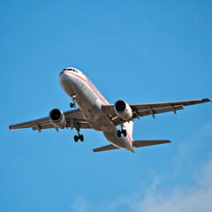 Naklejka premium airplane at the airport