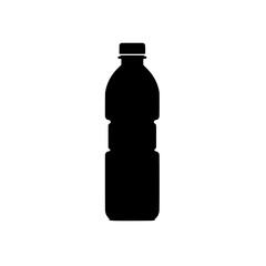 Water Bottle Silhouette:  A simple yet powerful silhouette of a plastic water bottle. Ideal for minimalist designs and presentations focusing on hydration, sustainability, or product packaging.  