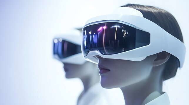 3d glasses on a white background