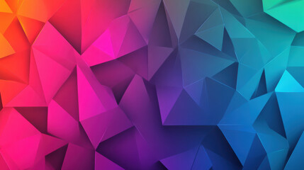 Colorful geometric background with sharp triangular shapes
