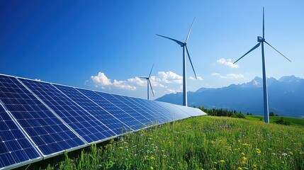Evaluate the potential of investing in renewable energy. 