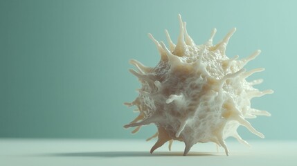 Fototapeta premium White Blood Cell Detailed Biological Illustration Rendered Image
