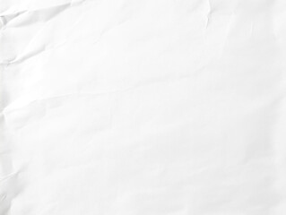 Obraz premium Crumpled white paper texture with subtle shadows and creases