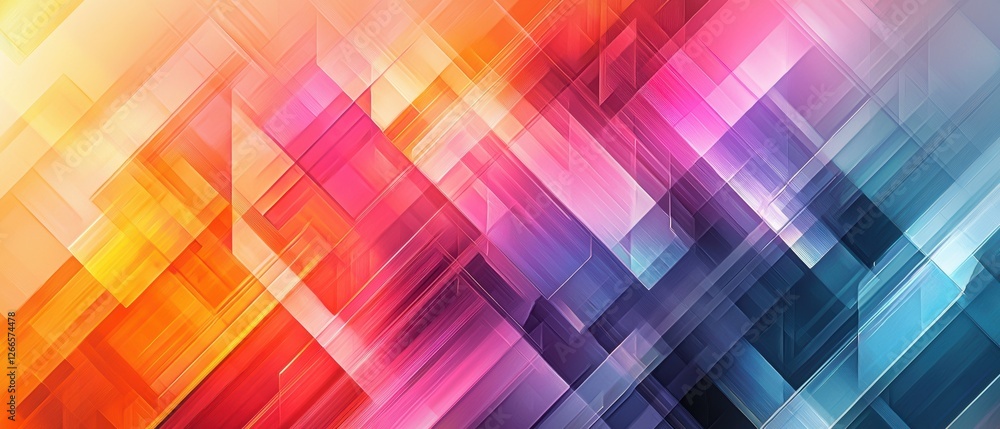 Poster a colorful abstract background with a lot of different colors. generative ai