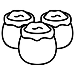 Zakat With Line Style Icon
