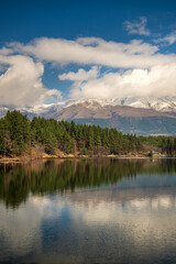 mountain lake in the mountains