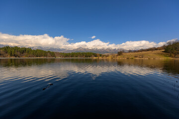 mountain lake in the mountains