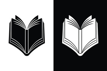 Book Icon Vector Symbol of Learning and Knowledge