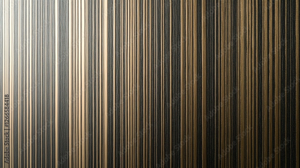 Poster abstract vertical lines pattern with gold and black stripes texture