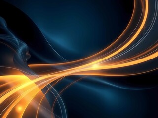 Naklejka premium Minimalist elegance with abstract curves, blending luxury, professionalism, and exclusivity through modern, dynamic, and aesthetic compositions