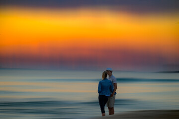 Fototapeta premium Love at the seaside