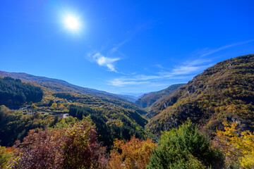 Fototapeta premium autumn landscape in the mountains