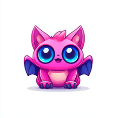 Obraz premium Friendly Cartoon Mascot with a Superhero Cape