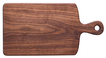 Handmade Black Walnut Wood Cutting Board. Walnut Wood Pallet. wooden chopping board isolated