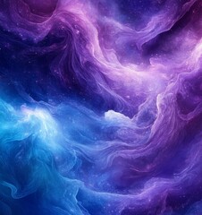 Obraz premium Purple and Blue Colors Digital Background, Generative AI