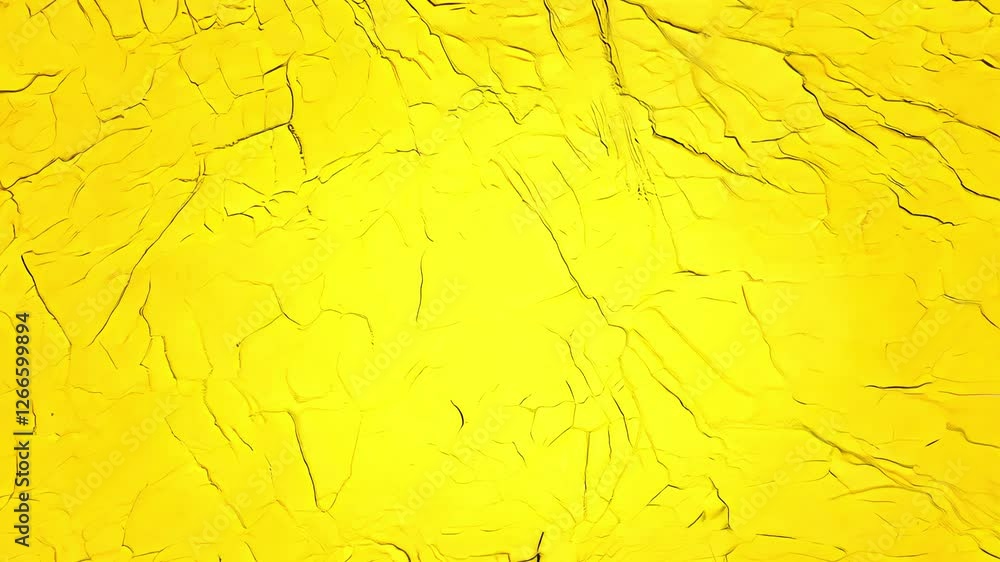 Poster high contrast tracking video, abstract scene following a cracked screen effect with bold, fractured 
