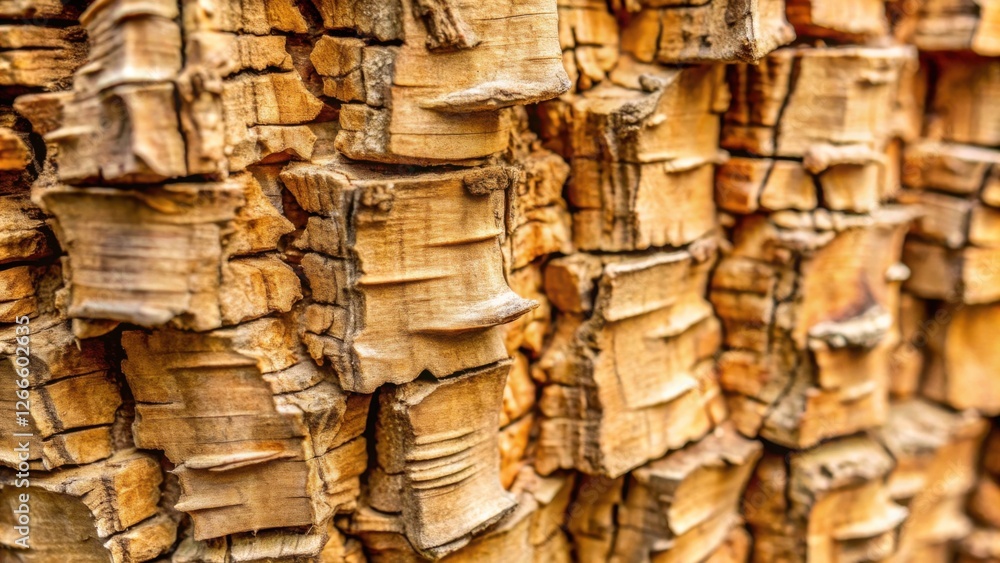 Poster intricate textured surface of weathered wood a close-up study of natural patterns and fragmentation